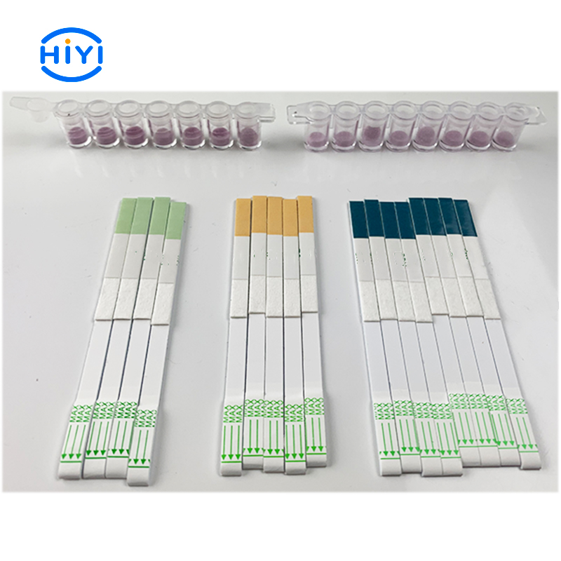 β-内酰胺类、四环素类、链霉素、氯霉素和头孢氨苄5合1快速检测试剂盒